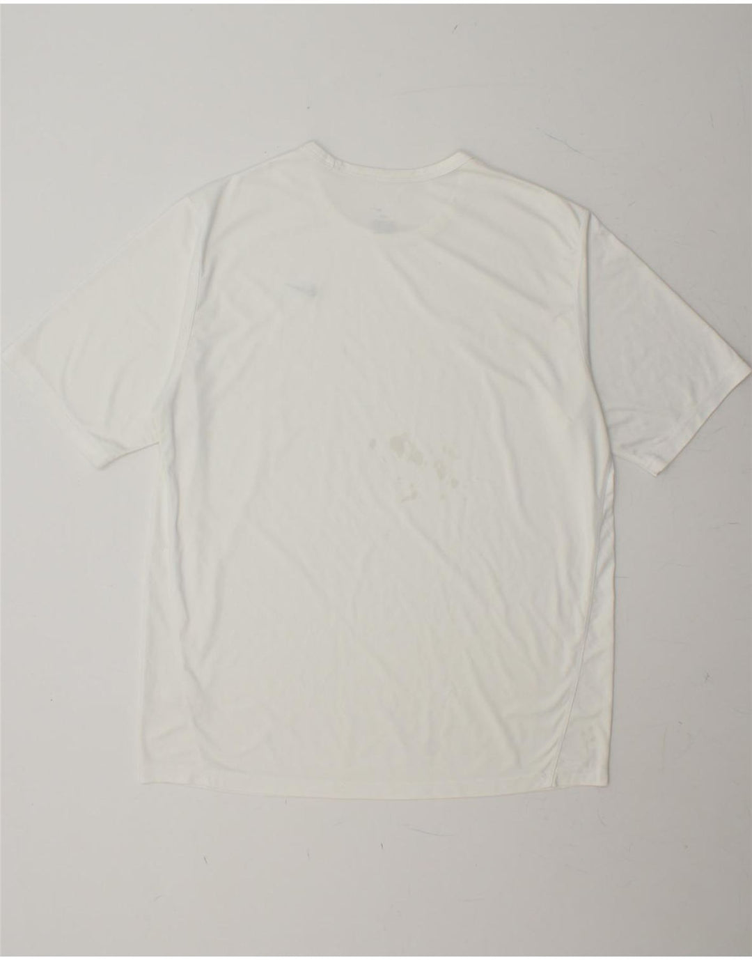 NIKE Mens Dri Fit T-Shirt Top UK 42/44 Large White Polyester Vintage Nike and Second-Hand Nike from Messina Hembry 