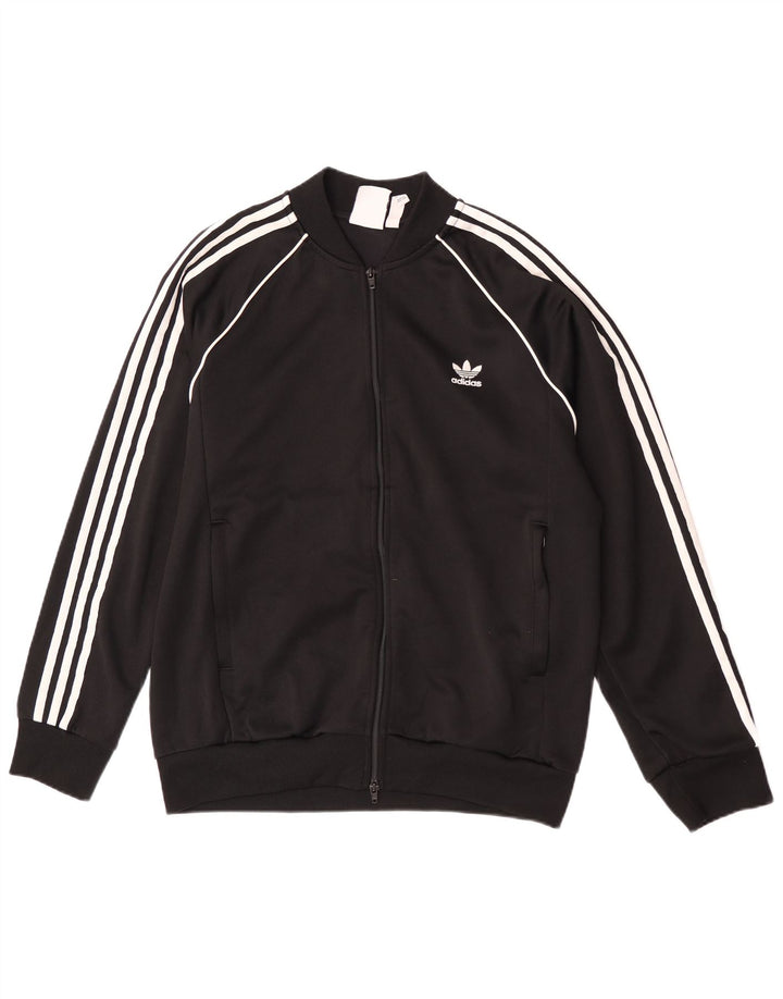 Adidas Herren Trainingsanzug Top Jacke XL Schwarz Polyester