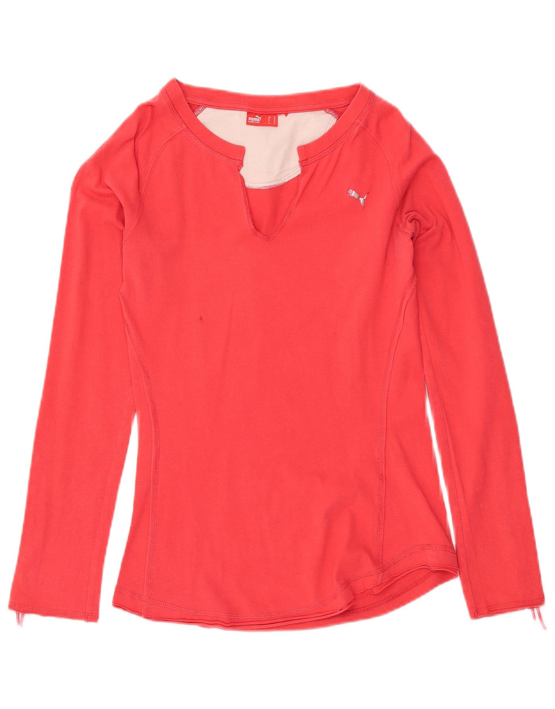 PUMA Damen Top Langarm UK 12 Mittelrot