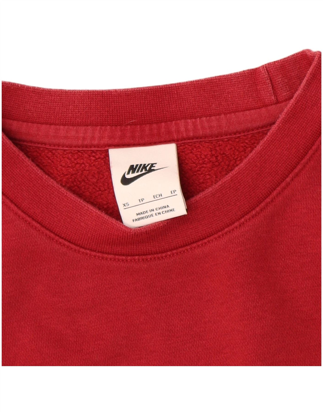 Nike Herren Sweatshirt Pullover XS Rote Baumwolle