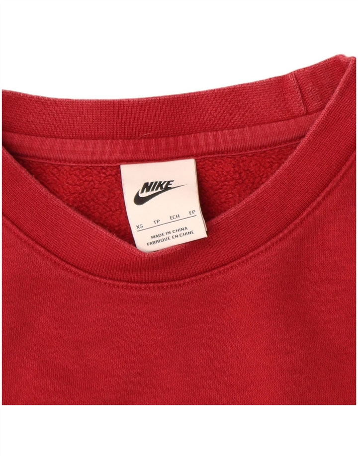 Nike Herren Sweatshirt Pullover XS Rote Baumwolle