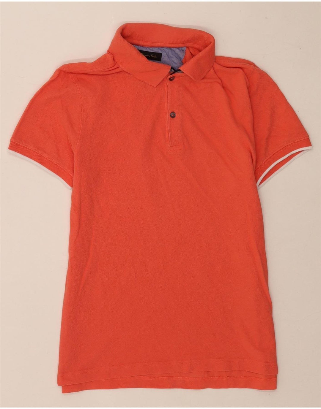 Massimo Dutti Poloshirt für Jungen, lässige Passform, 13–14 Jahre, mittelorange