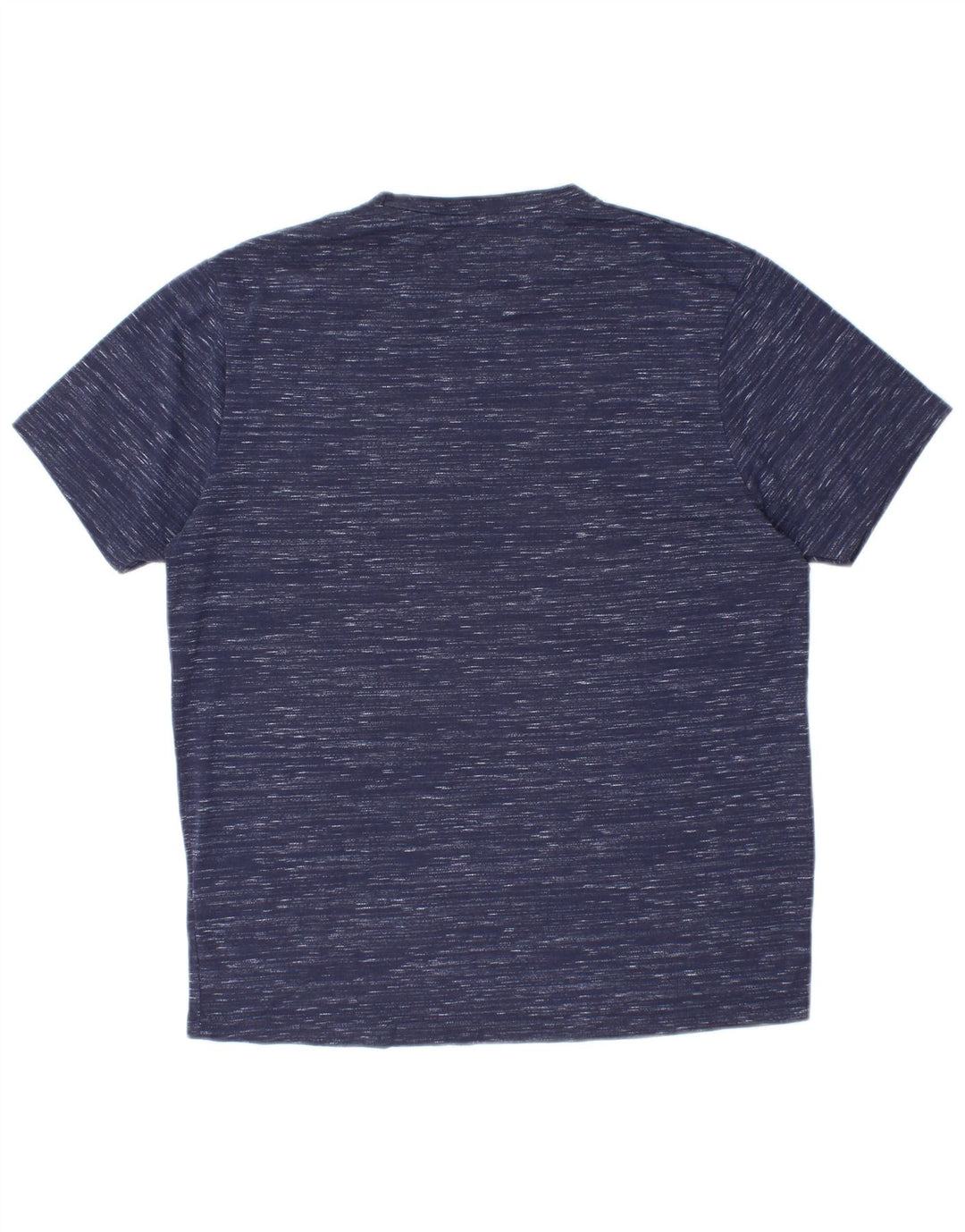 KAPPA Herren-T-Shirt-Oberteil, großes marineblau meliertes Polyester