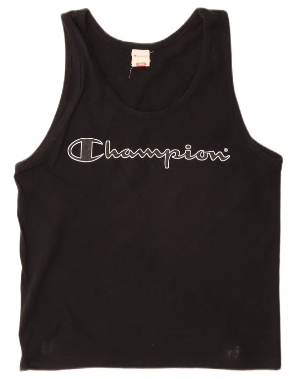 Champion Damen Grafik-Weste-Top, UK 10, Größe S, Schwarz