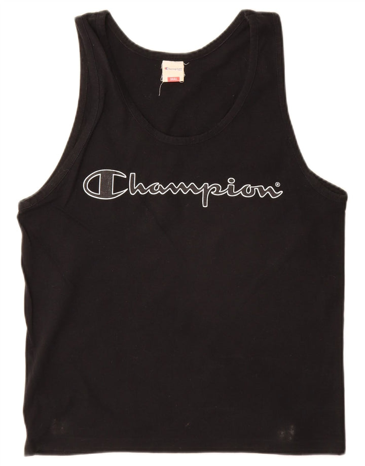 Champion Damen Grafik-Weste-Top, UK 10, Größe S, Schwarz
