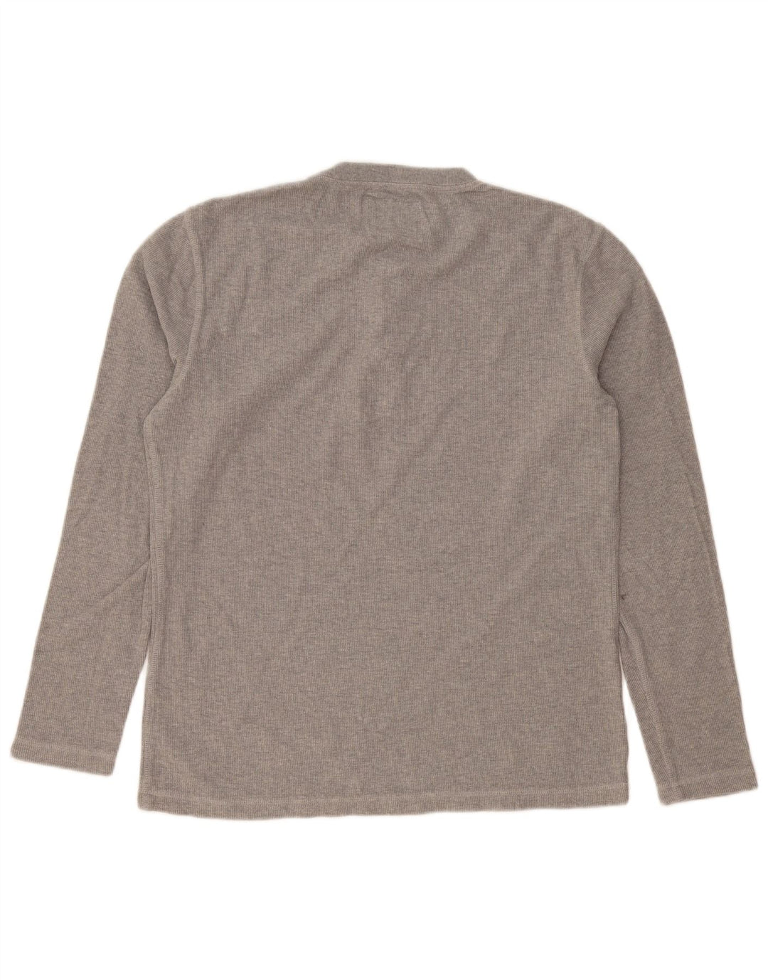 SUPERDRY Herren-Top mit langen Ärmeln, Mittelgrau