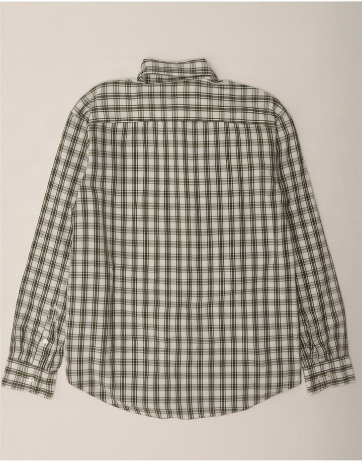 Tommy Hilfiger Herrenhemd, groß, grün kariert, Baumwolle