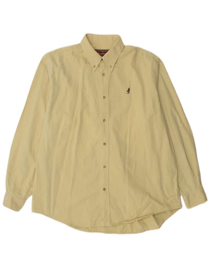 Marlboro Classics Herrenhemd XL Beige Baumwolle