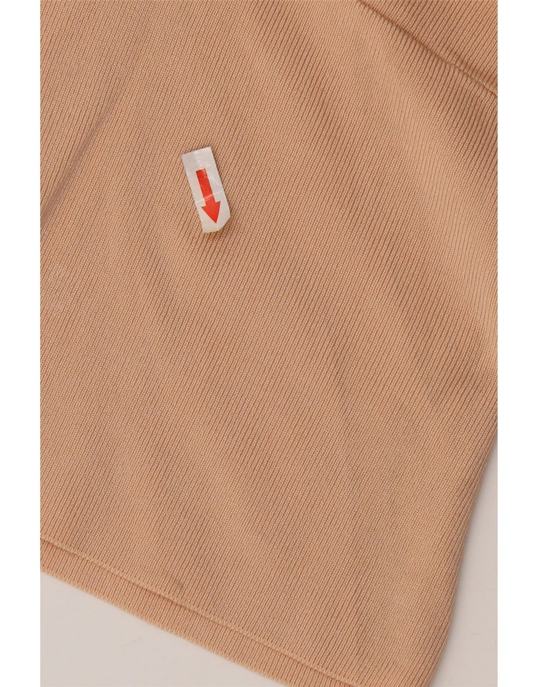 Zara Damen Top Langarm UK 8 Small Beige Viskose