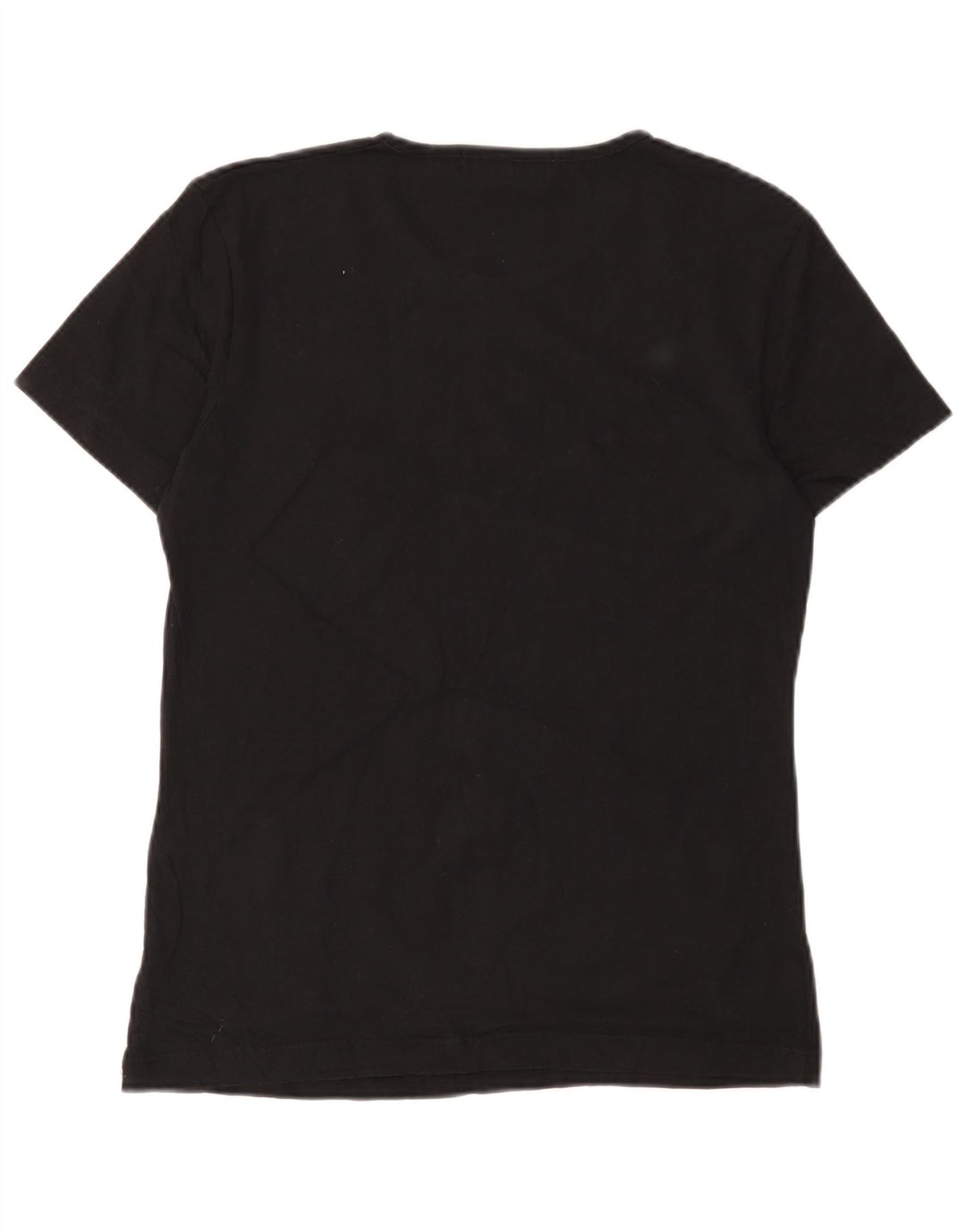 CALVIN KLEIN JEANS Damen Grafik T-Shirt Top UK 14 Large Schwarz
