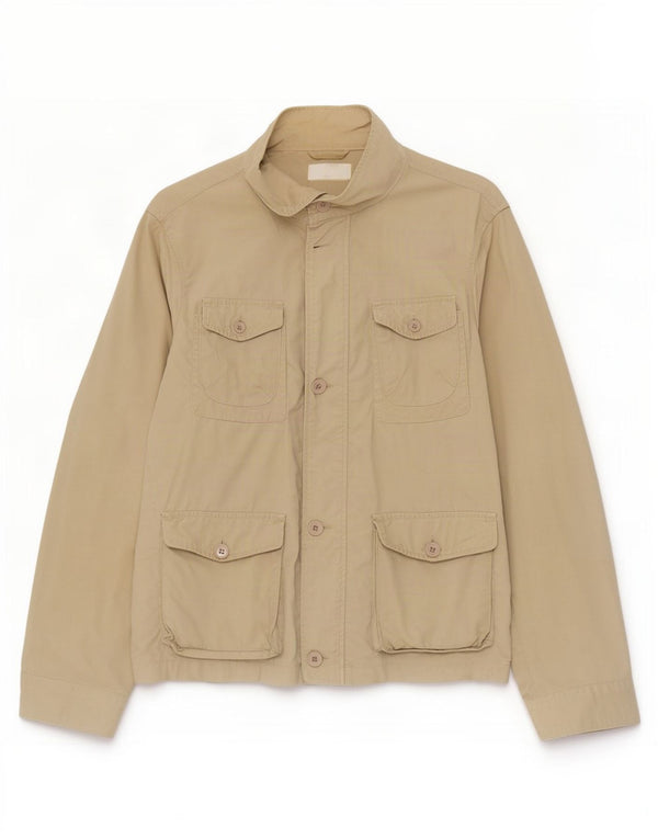 Best Company Herren-Utility-Jacke UK 42 XL Beige Baumwolle