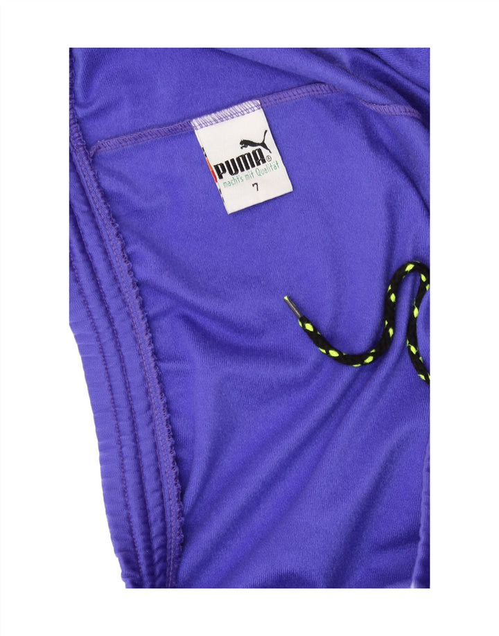 PUMA Herren-Trainingshose, Jogginghose, XL, Lila, Farbblock-Polyester