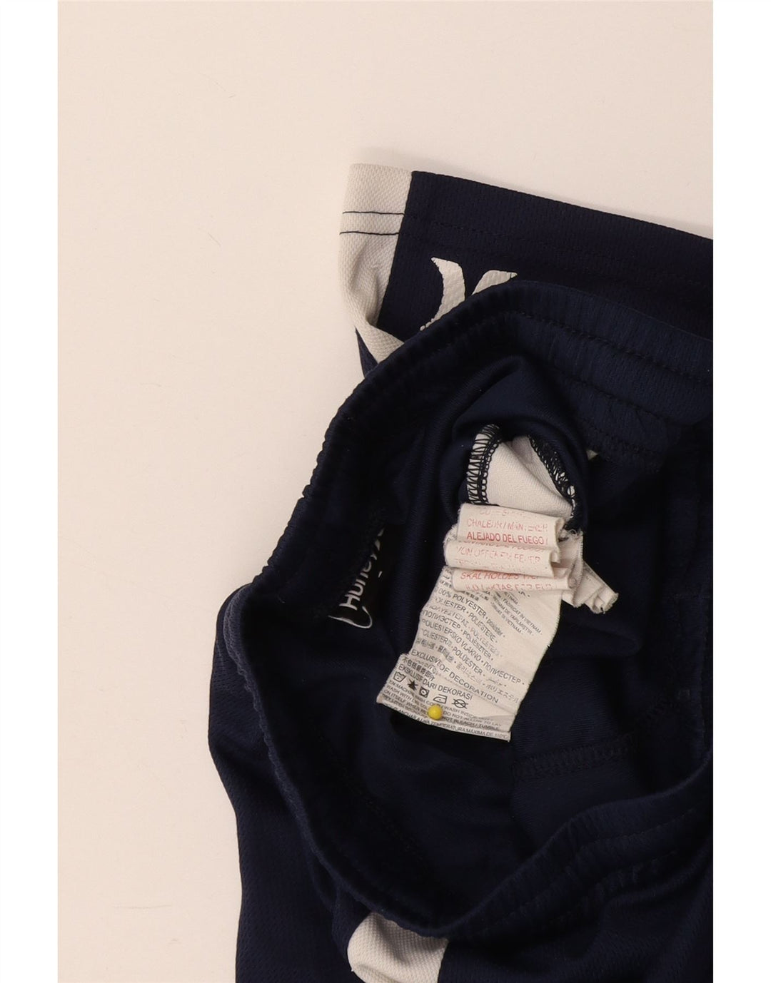 Hurley Sportshorts für Jungen, 6–7 Jahre, marineblaues Farbblock-Polyester