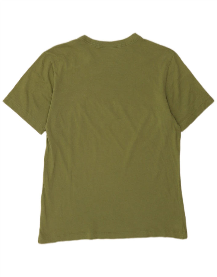 Nike Herren-T-Shirt mit Grafik, Größe S, grüne Baumwolle