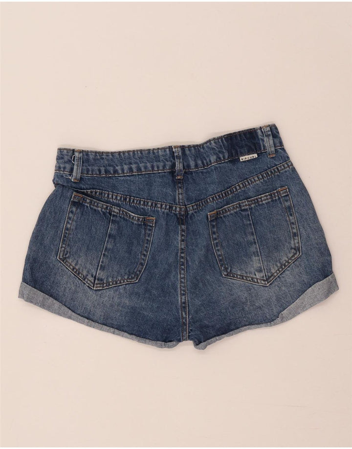 Rip Curl Damen Jeansshorts W28 mittelblaue Baumwolle