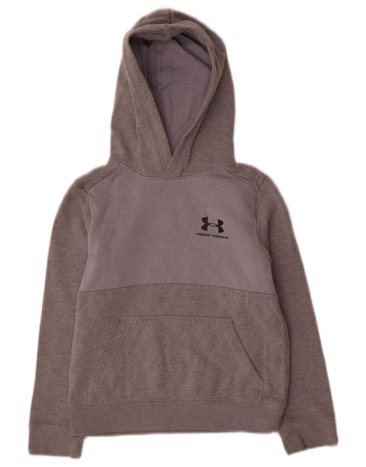 Under Armour Cold Gear Kapuzenpullover für Jungen, 7–8 Jahre, Größe S, Grau