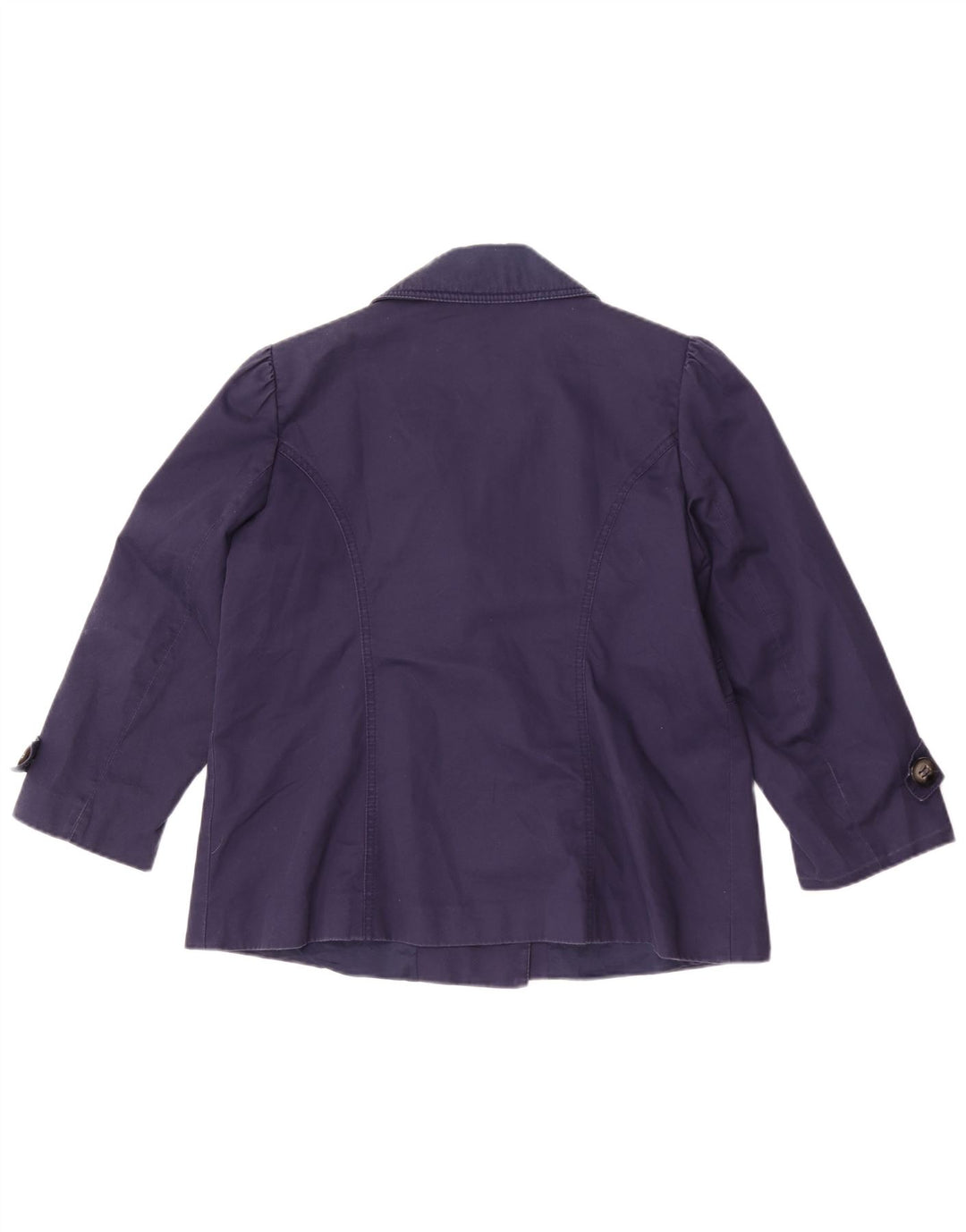 Marks & Spencer Damen Kurzer Trenchcoat UK 14 Mittel Marineblau