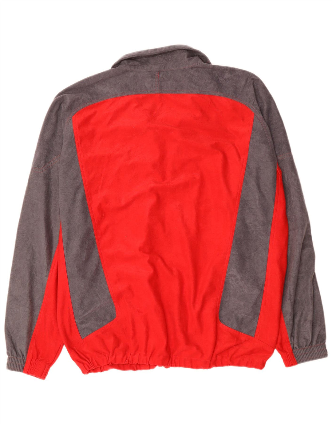 MC Kee's Herren-Trainingsanzug-Oberteil, Jacke, XL, rotes Farbblock-Polyester