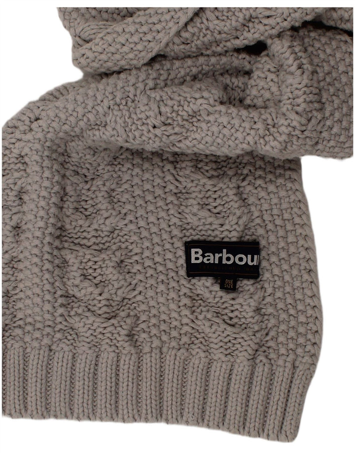Barbour Damen-Strick-Rechteckschal, Einheitsgröße, Grau