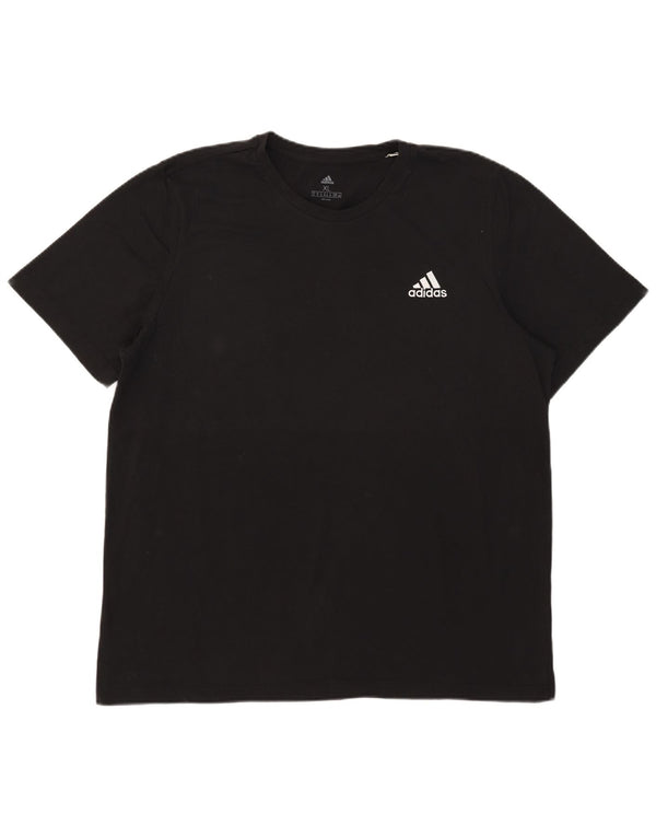 Adidas Herren T-Shirt Top XL Schwarz Baumwolle