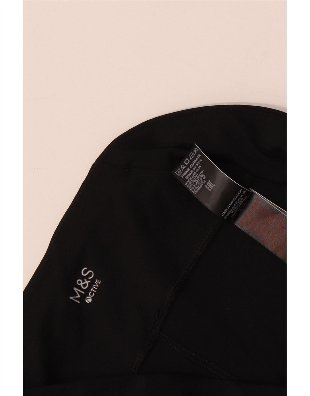 MARKS & SPENCER Damen Sportshorts mit normaler Passform, UK 16, Größe L, Schwarz