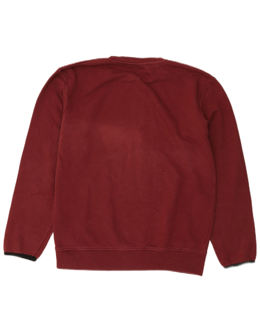 Ellesse Herren-Sweatshirt mit Grafik, Größe S, Burgunderrot, Baumwolle