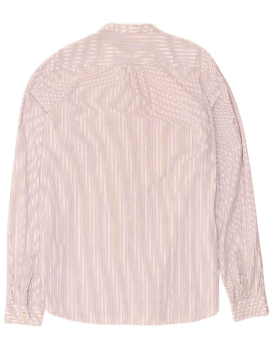 Ted Baker Herrenhemd Größe 6 2XL Rosa gestreifte Baumwolle