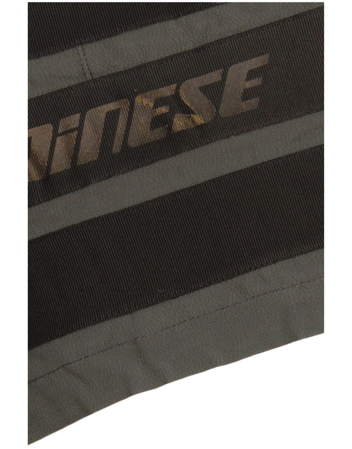 Dainese Herren Graphic Racer Jacke IT 52 Großes graues Colourblock-Nylon