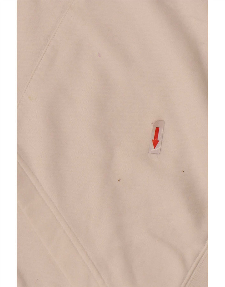 Nike Herren Kapuzenpullover aus mittelweißer Baumwolle