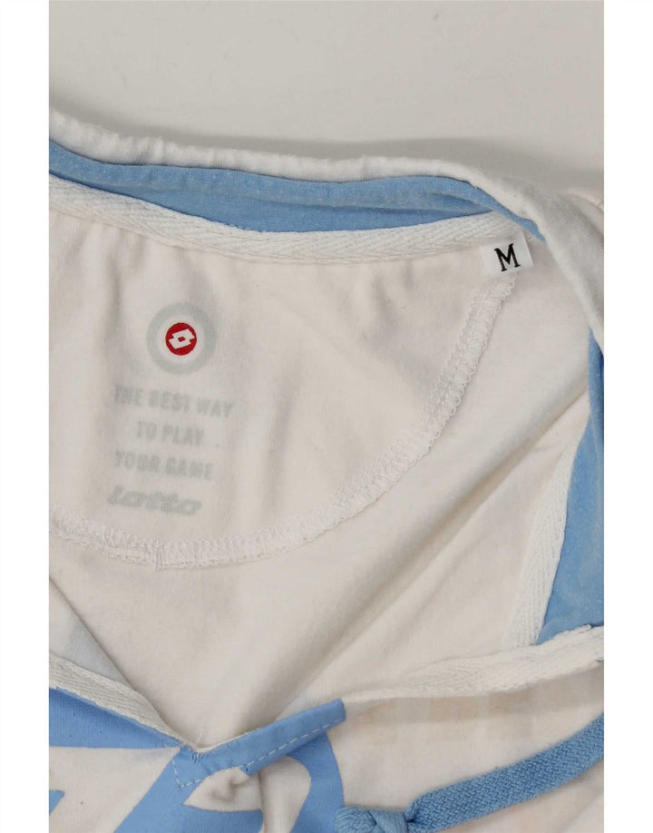 Lotto Damen Grafik-Trägershirt UK 12 Mittelweiß