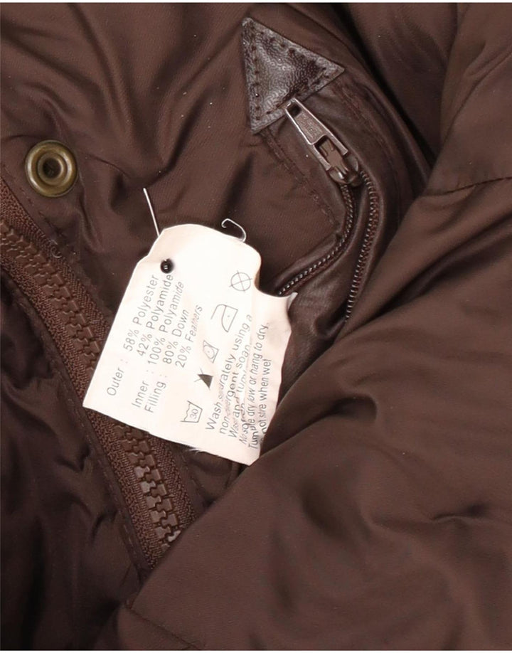 Barbour Damen Wattierte Jacke UK 12 Mittelbraunes Polyester