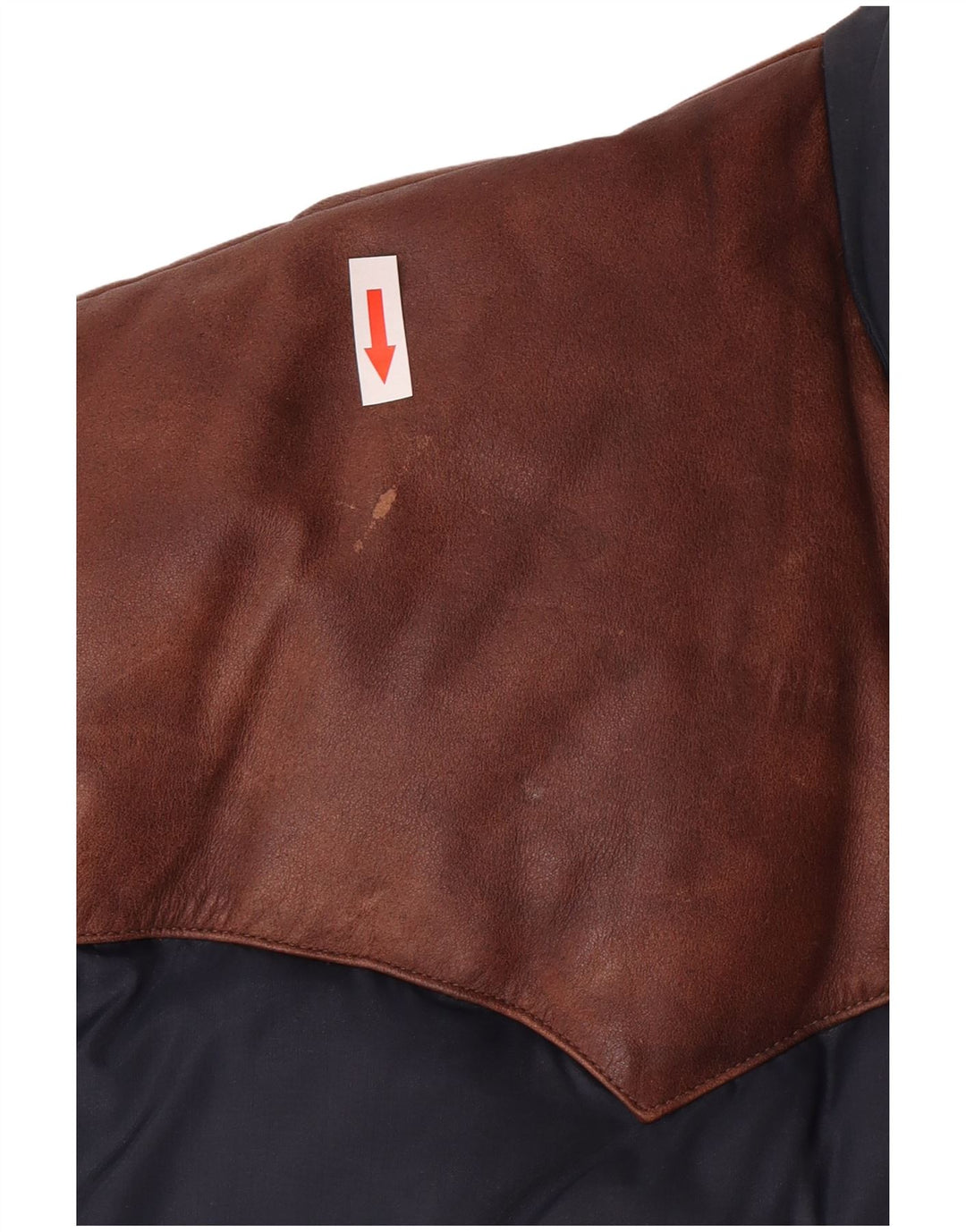 Gefütterte Herrenjacke von Rifle, UK 40, groß, marineblaues Colourblock-Polyamid
