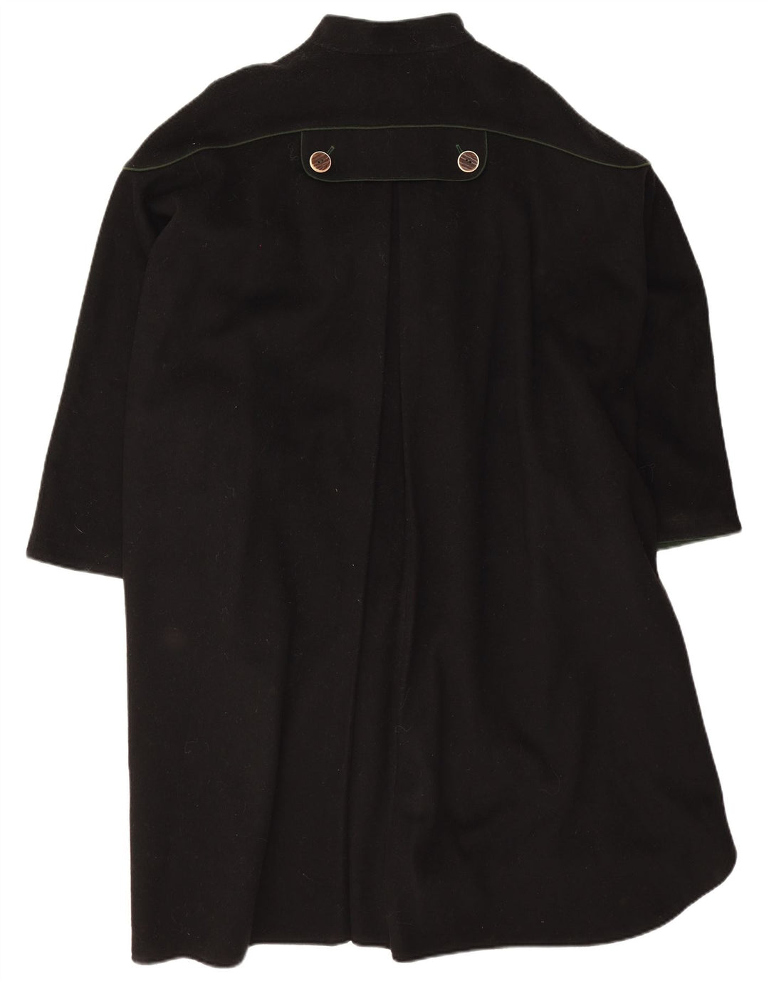 Pischl Damen Poncho-Mantel, Einheitsgröße, schwarze Wolle