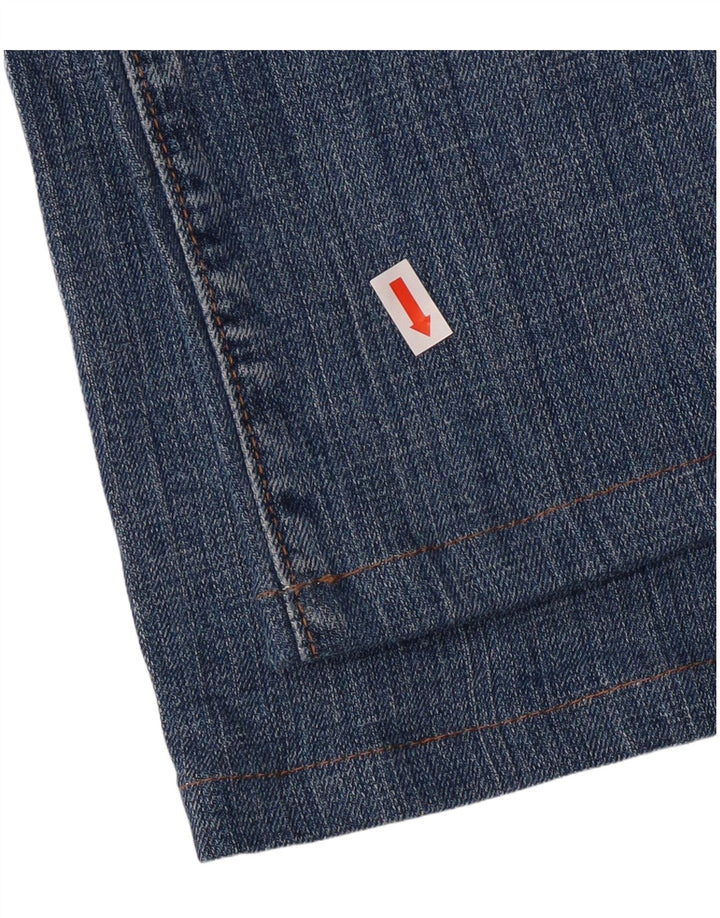 EDDIE BAUER Damen Straight Jeans US 8 Medium W30 L25, 28 Blaue Baumwolle