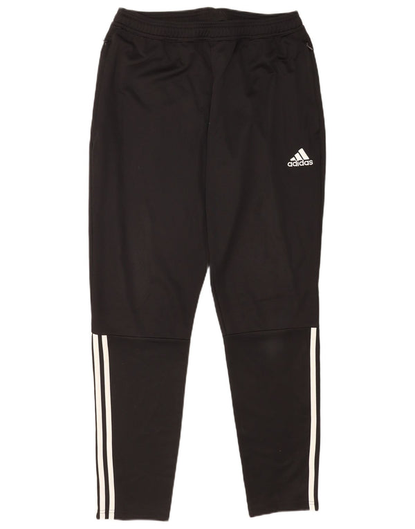 Adidas Herren-Trainingshose, groß, aus schwarzem Polyester