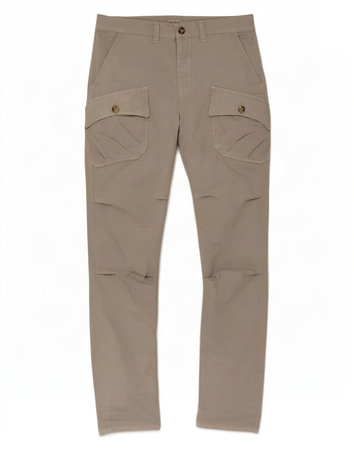 Vintage Herren Slim Cargohose W31 L30 Graue Baumwolle