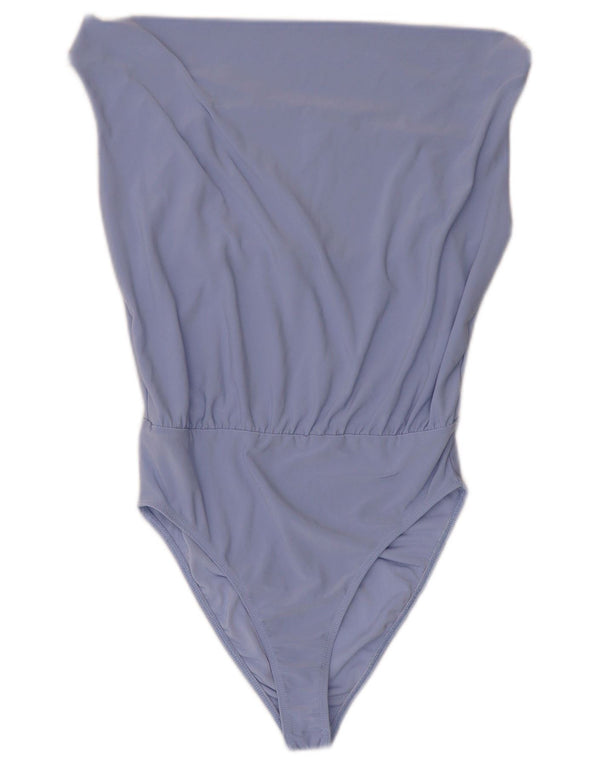 Zara Damen Bademode UK 8 Small Blau Polyester
