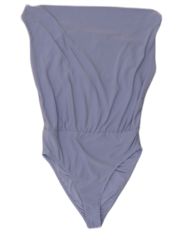 Zara Damen Bademode UK 8 Small Blau Polyester