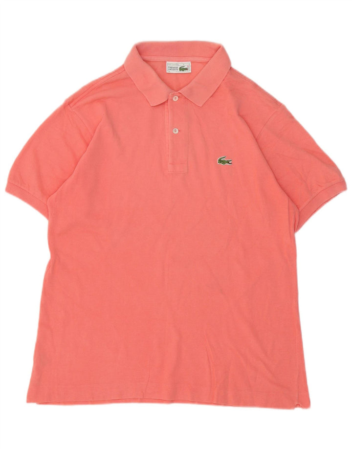 Lacoste Herren-Poloshirt, Größe 4, mittelrosa, Baumwolle