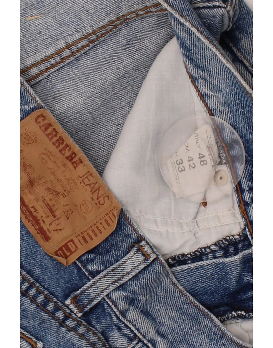 CARRERA Mens Straight Jeans W33 L29 Blue Cotton Vintage Carrera and Second-Hand Carrera from Messina Hembry 