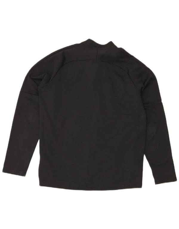 Nike Jungen Dri Fit Pullover-Trainingsanzugoberteil mit Reißverschluss, 13–14 Jahre, XL, Schwarz