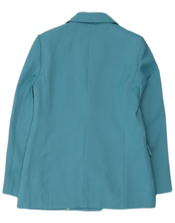 Zweireihiger Blazer für Damen von Zara, Gr. 10, Größe S, Blau, Polyester