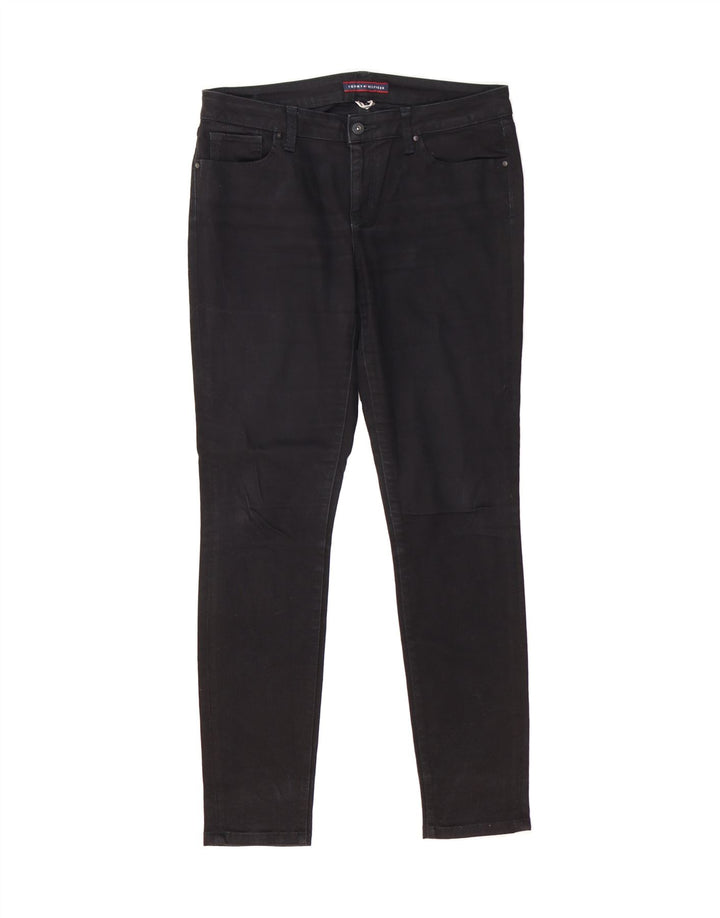 TOMMY HILFIGER Womens Skinny Jeans US 8 Medium W32 L31 Black Vintage Tommy Hilfiger and Second-Hand Tommy Hilfiger from Messina Hembry 