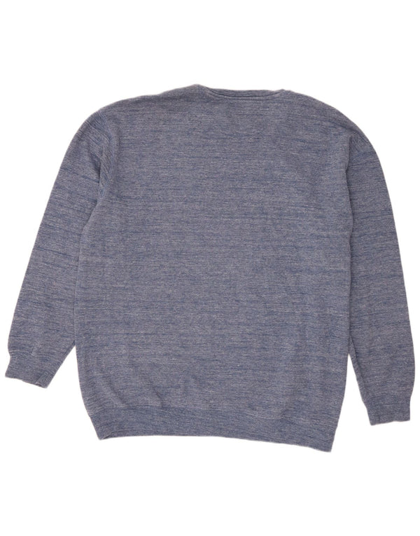 U.S. Polo Assn. Herren-Sweatshirt-Pullover 2XL, marineblau gesprenkelte Baumwolle