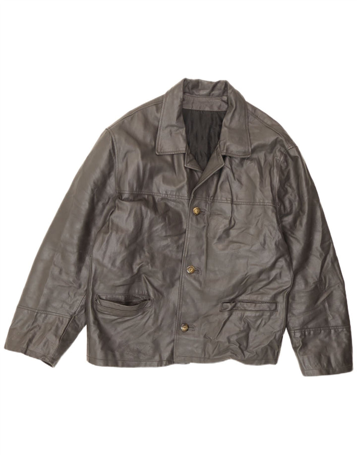 Conbipel Herren Lederjacke IT 52 Großes graues Leder