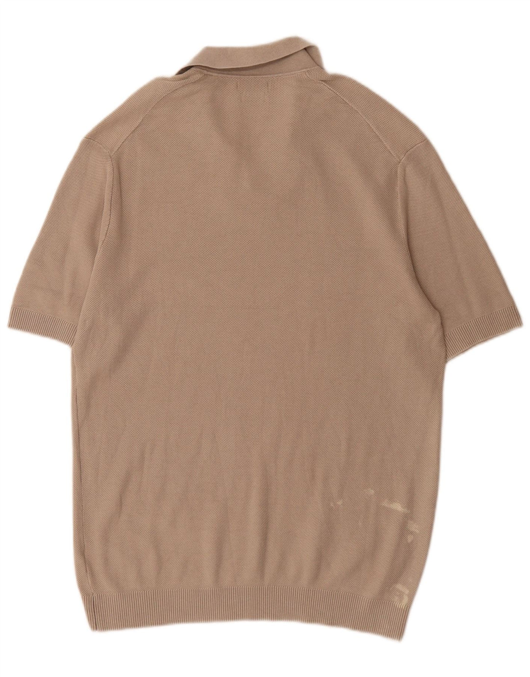 Massimo Dutti Herren-Poloshirt, große graue Baumwolle
