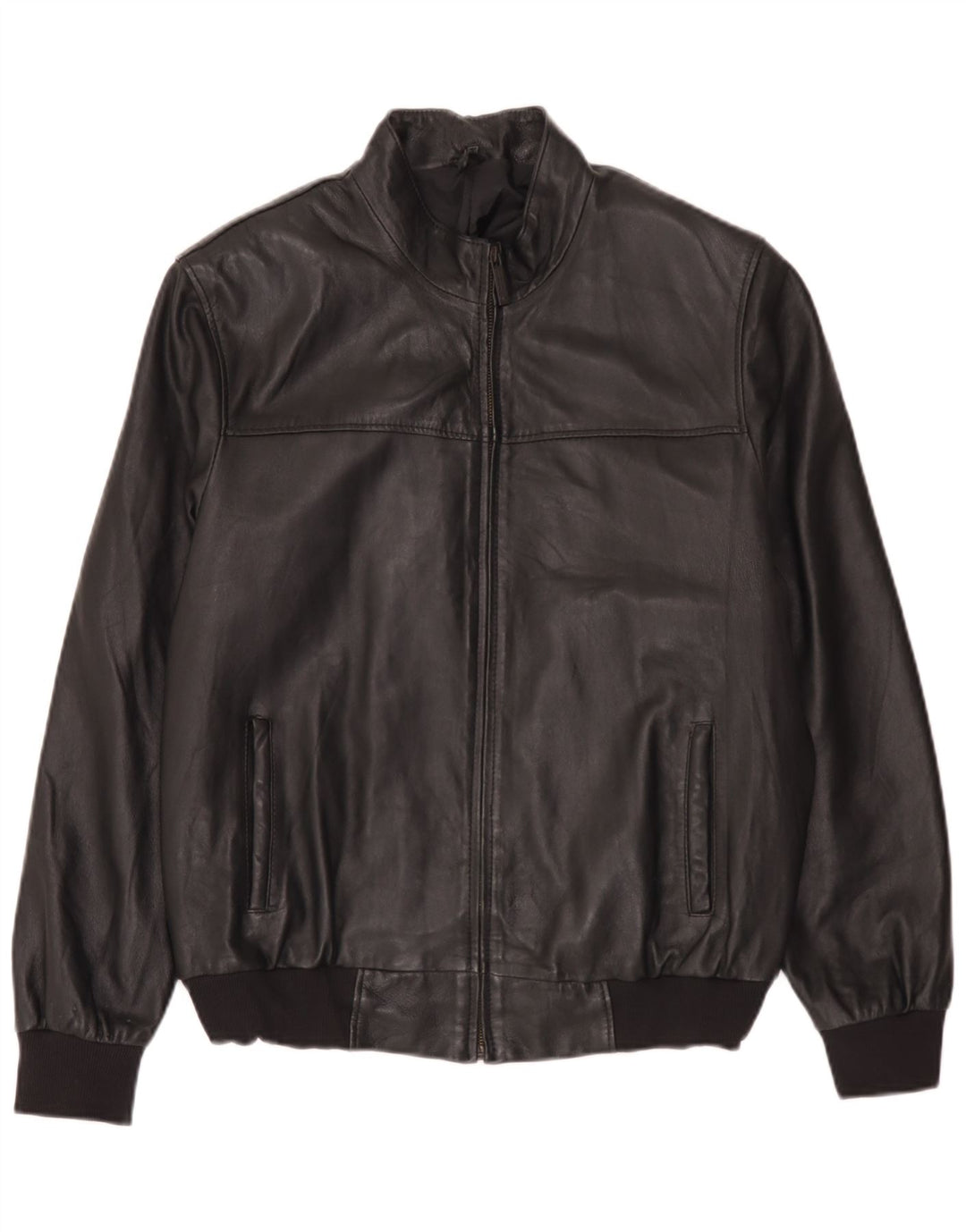 Vintage Herren Lederjacke UK 44 2XL Schwarz