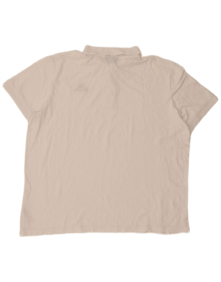 Kappa Herren Poloshirt 2XL Weiße Baumwolle