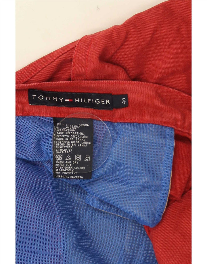 Tommy Hilfiger Herren Cargo Shorts W40 XL Rot Baumwolle