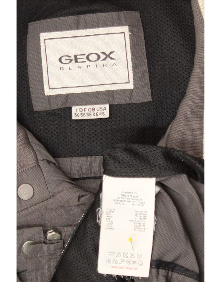 Geox Herren Bomberjacke UK 46 3XL Grau Polyester